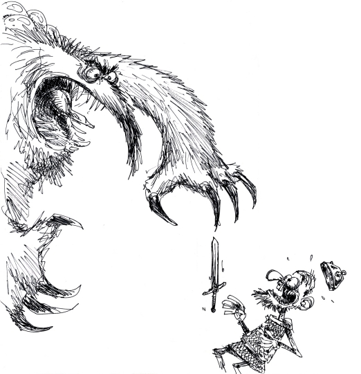 Grendel - Recherche au feutre