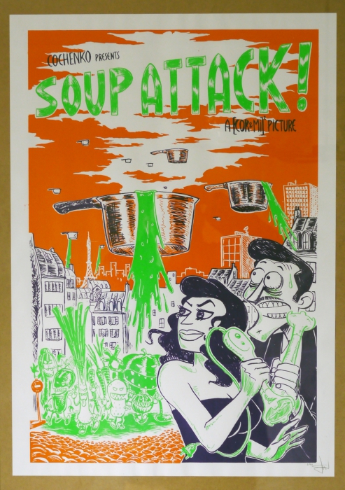 Affiche pour la Faîte de la Soupe - Sérigraphie